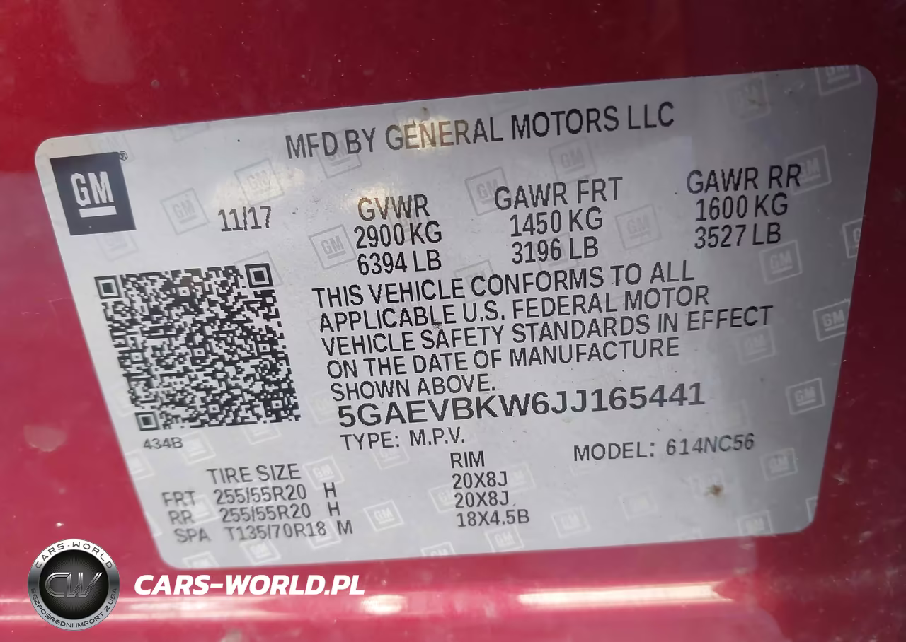 2018 Buick Enclave Premium VIN:5GAEVBKW6JJ165441 - 9