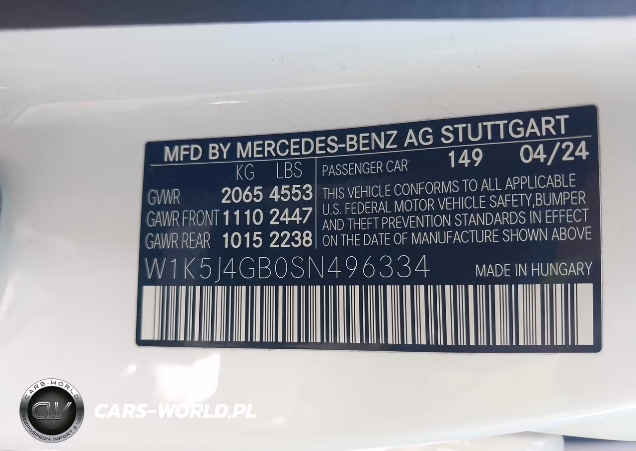 2025 Mercedes-Benz Cla 250 Coupe VIN:W1K5J4GB0SN496334 - 9
