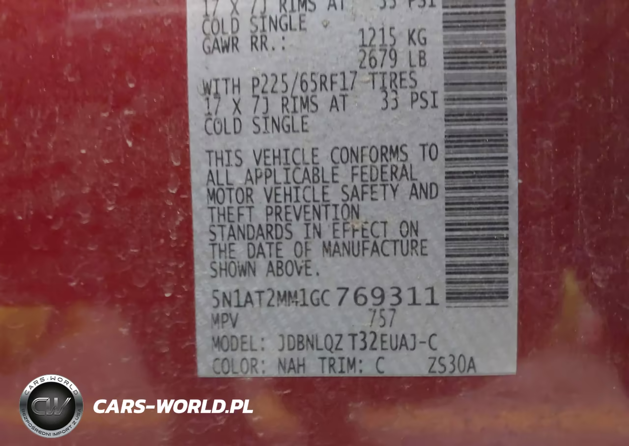 2016 Nissan Rogue Sv VIN:5N1AT2MM1GC769311 - 9