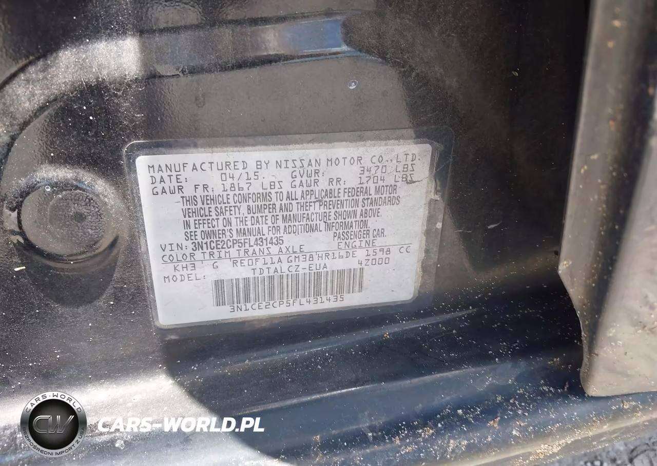 2015 Nissan Versa Note S Plus VIN:3N1CE2CP5FL431435 - 9