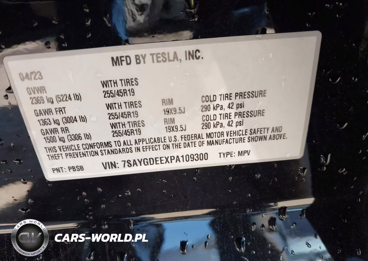 2023 Tesla Model Y Awd-Long Range Dual Motor All-Wheel Drive VIN:7SAYGDEEXPA109300 - 9