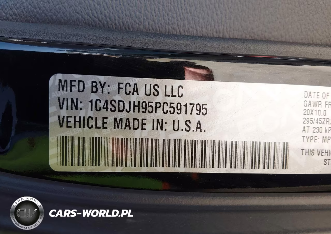 2023 Dodge Durango Srt Hellcat Plus Awd VIN:1C4SDJH95PC591795 - 9