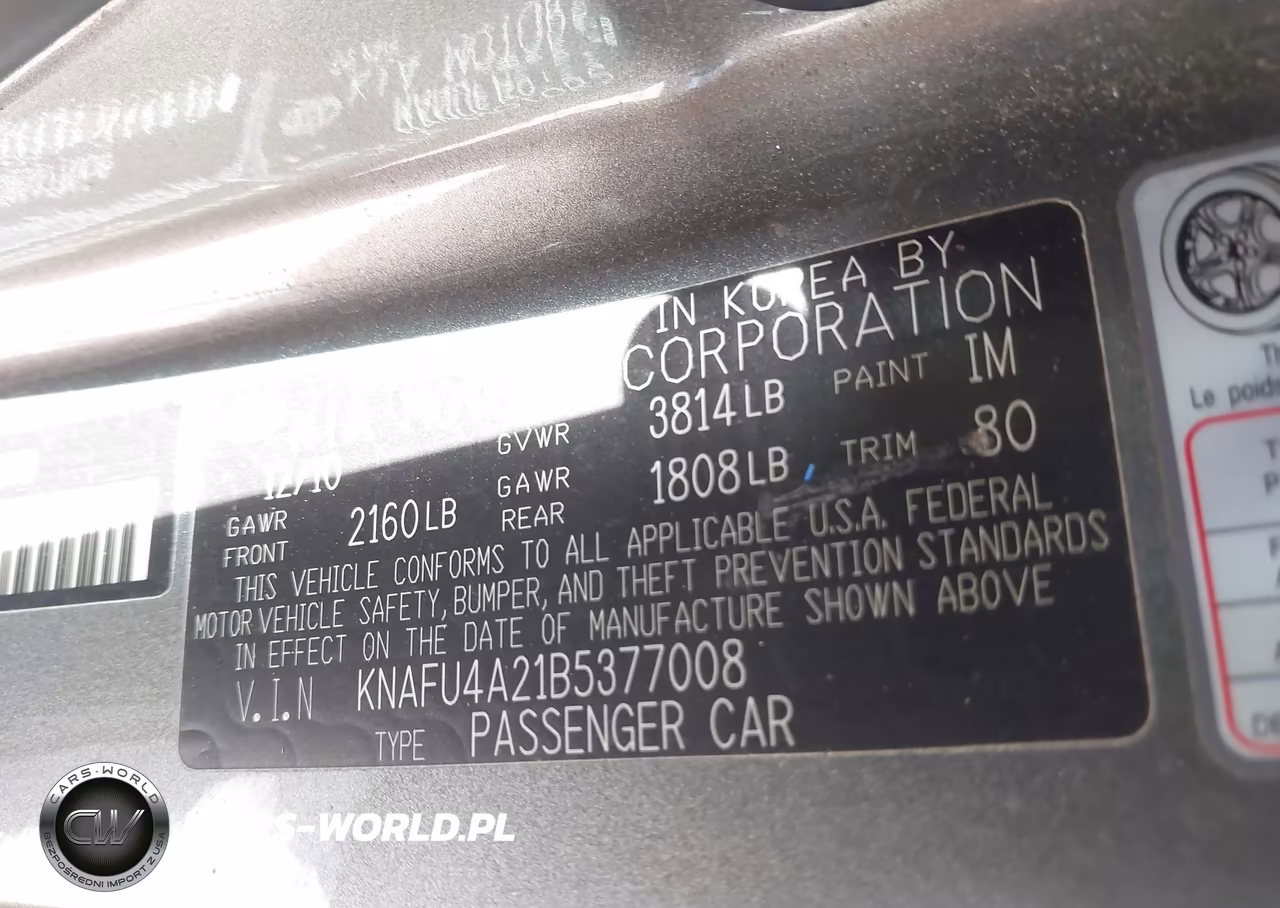 2011 Kia Forte Ex VIN:KNAFU4A21B5377008 - 9