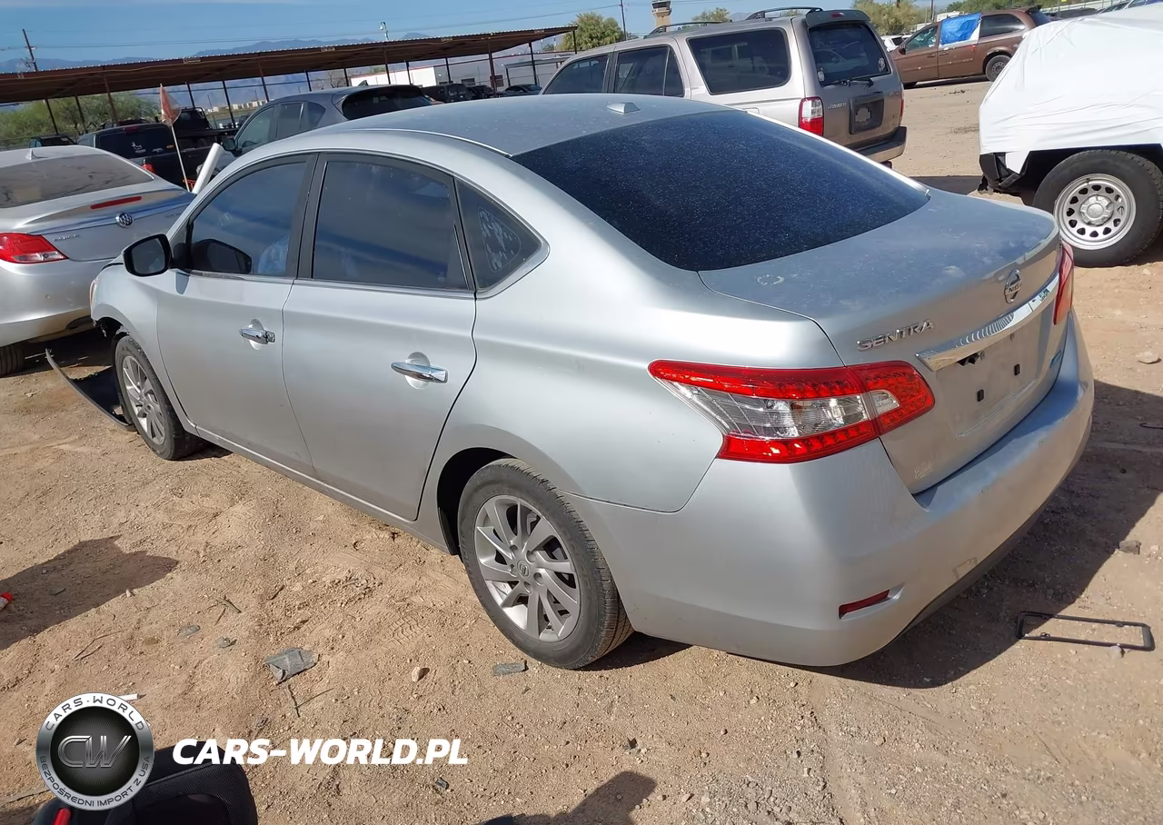 2014 Nissan Sentra Sv VIN:3N1AB7AP9EY237654 - 3