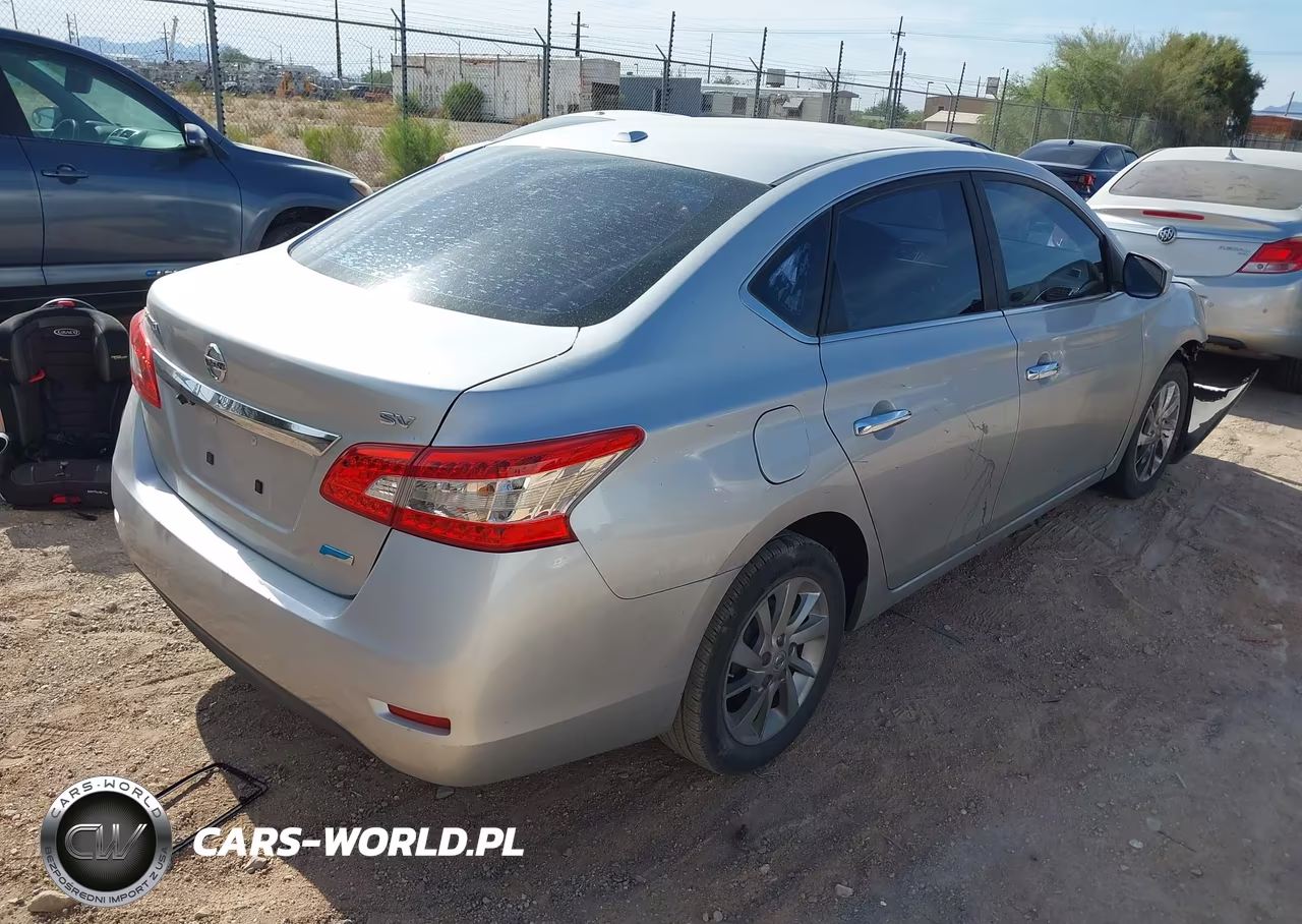 2014 Nissan Sentra Sv VIN:3N1AB7AP9EY237654 - 4