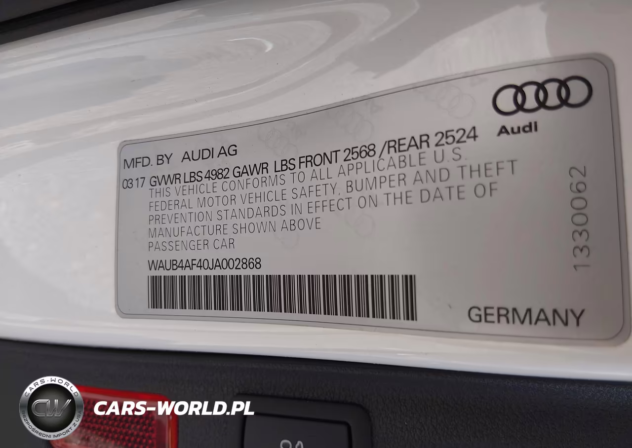 2018 Audi S4 3.0T Premium Plus VIN:WAUB4AF40JA002868 - 9