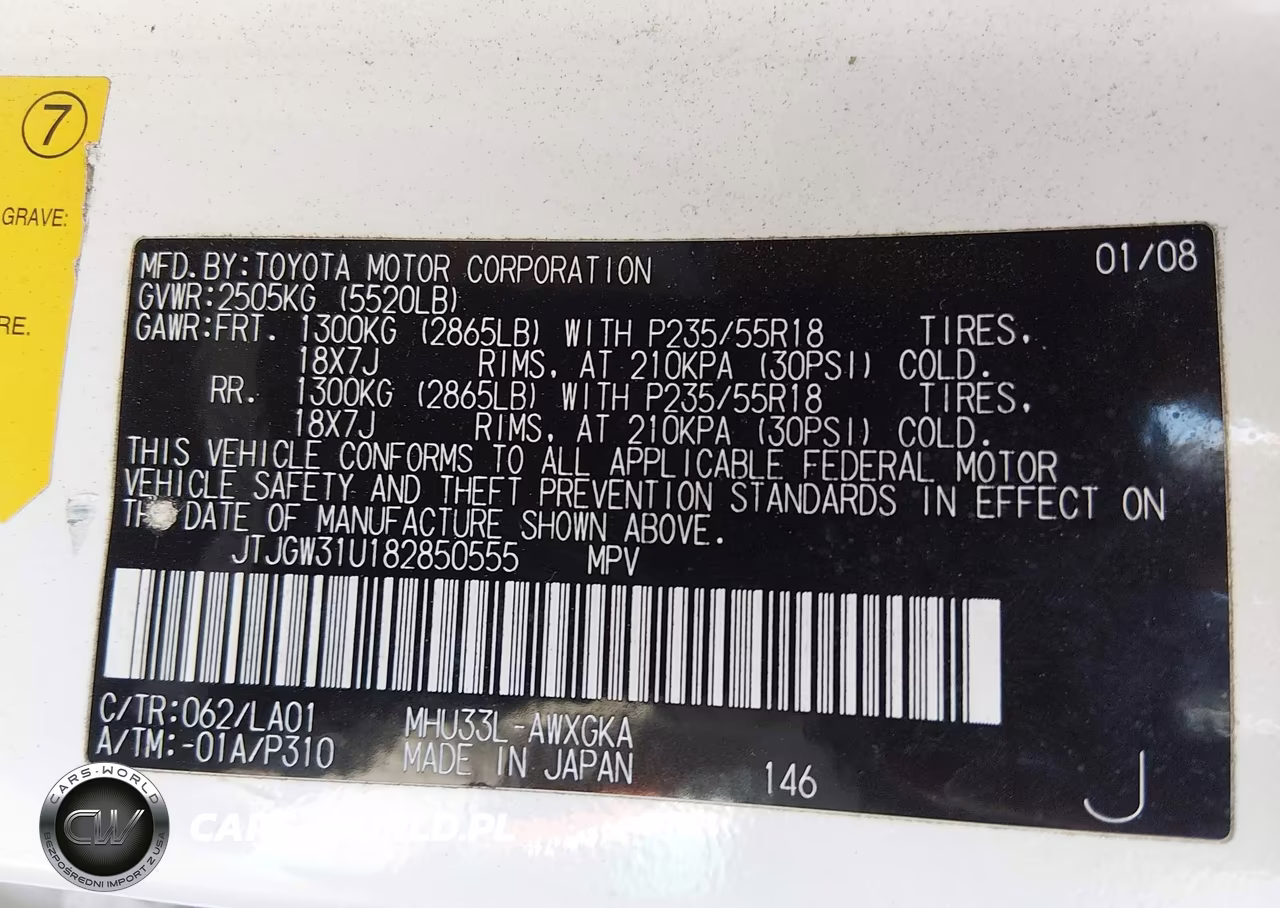 2008 Lexus Rx 400H VIN:JTJGW31U182850555 - 9