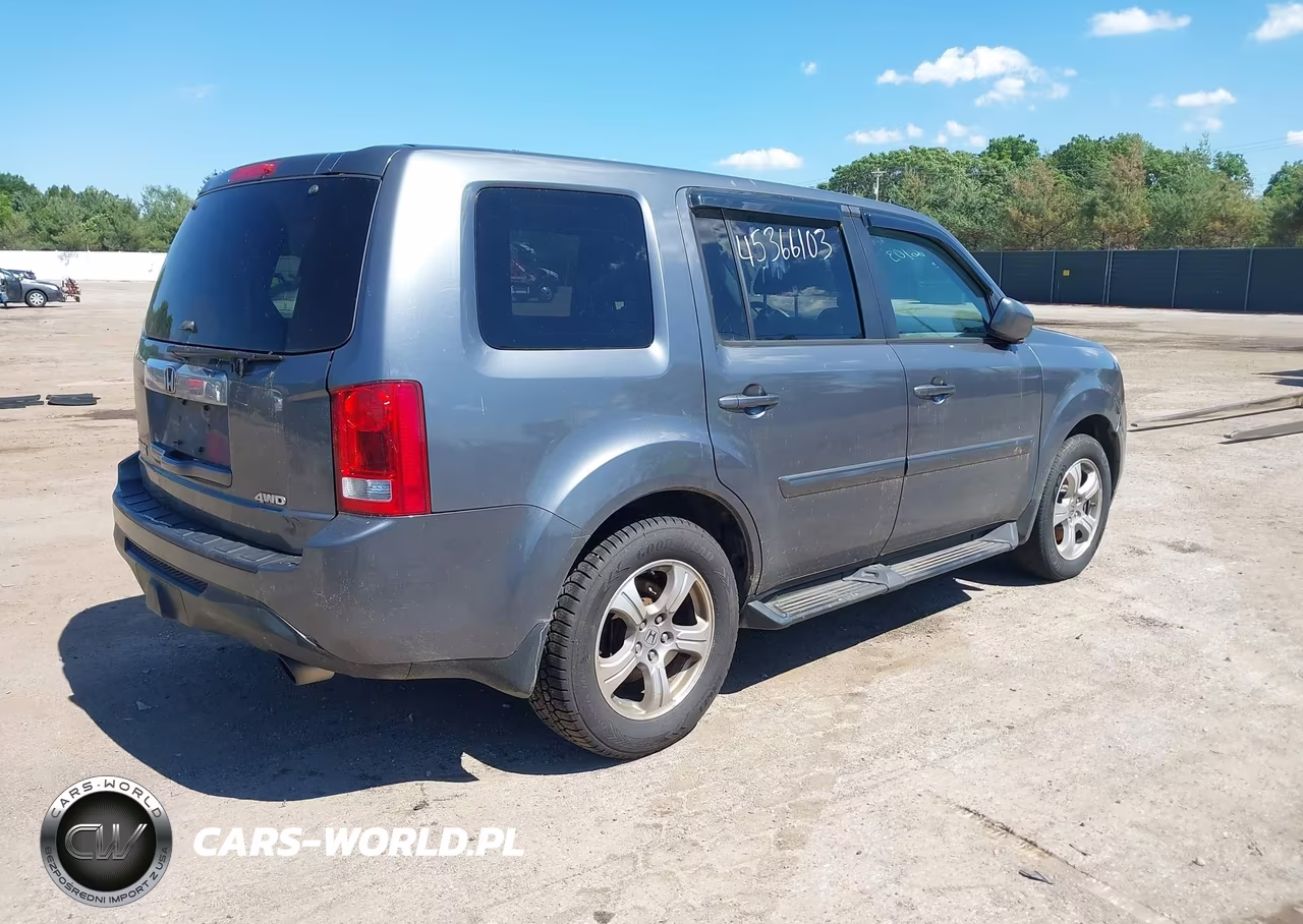 2013 Honda Pilot Ex VIN:5FNYF4H41DB034651 - 4
