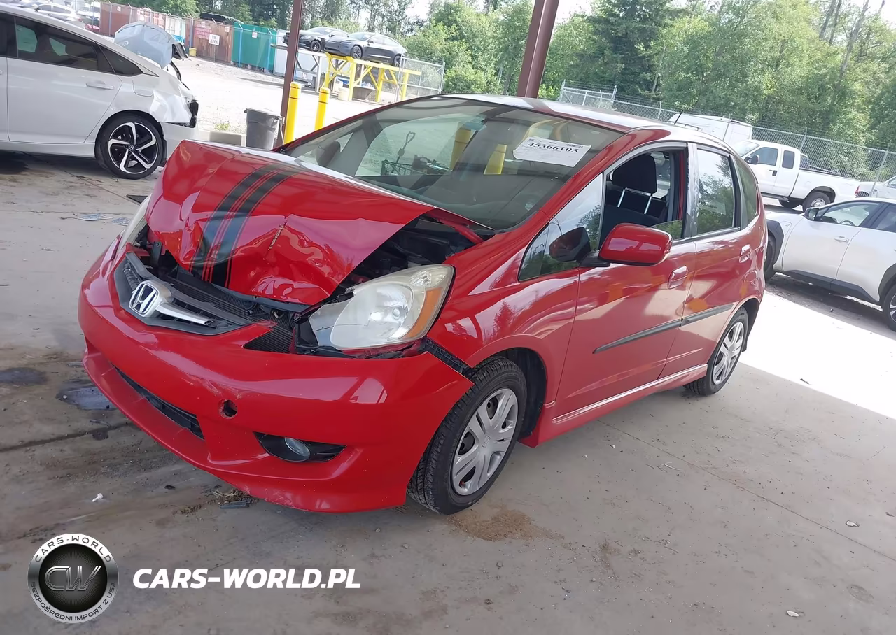 2009 Honda Fit Sport VIN:JHMGE884X9S053214 - 2