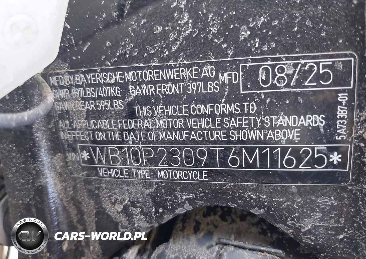 2026 BMW S 1000 Rr VIN:WB10P2309T6M11625 - 10