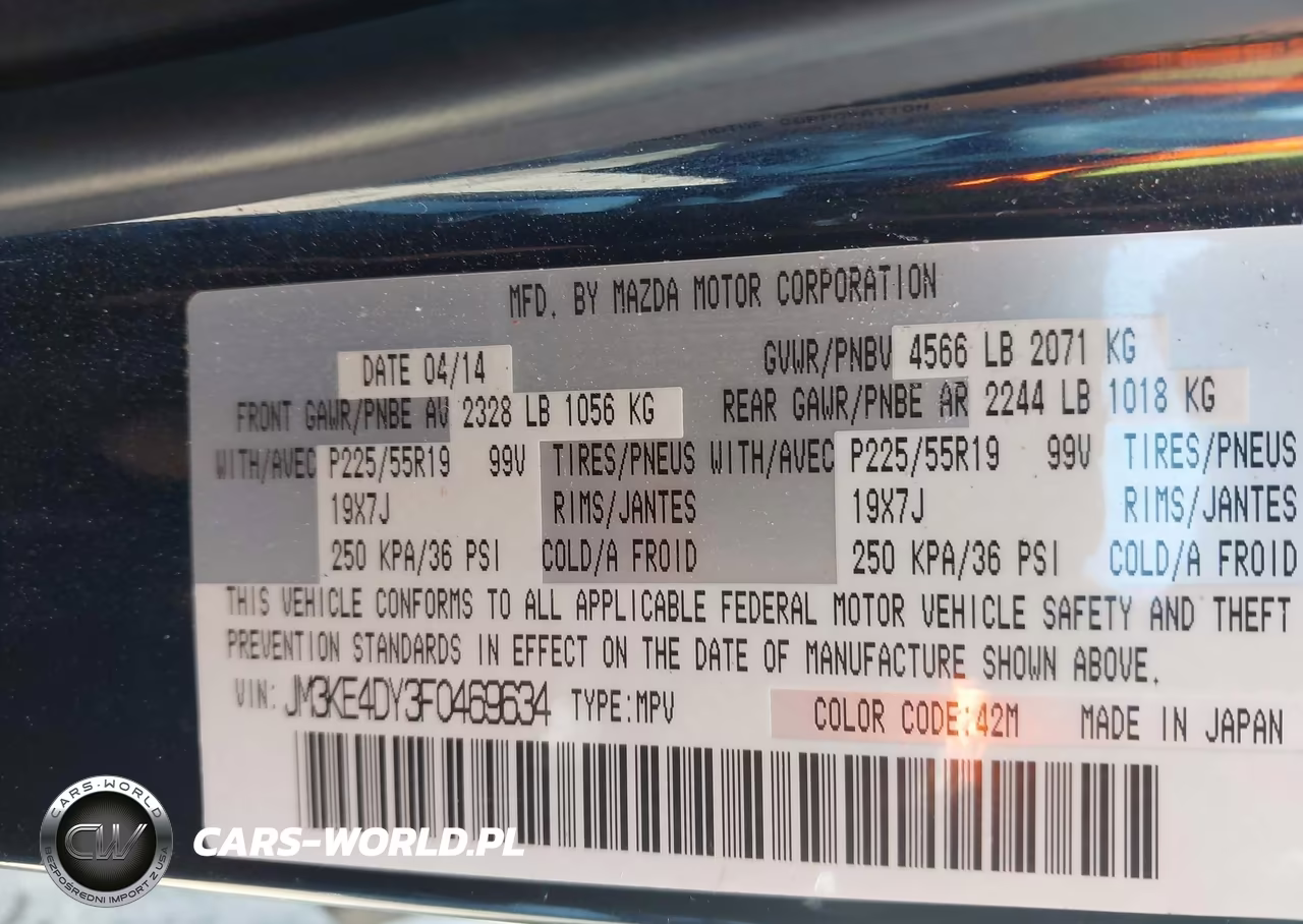 2015 Mazda Cx-5 Grand Touring VIN:JM3KE4DY3F0469634 - 9