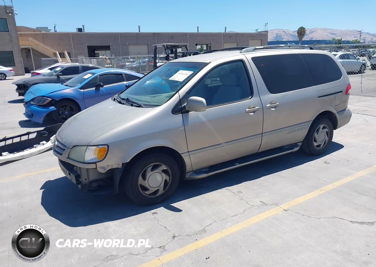 2002 Toyota Sienna Le VIN:4T3ZF13C52U438416 - 2