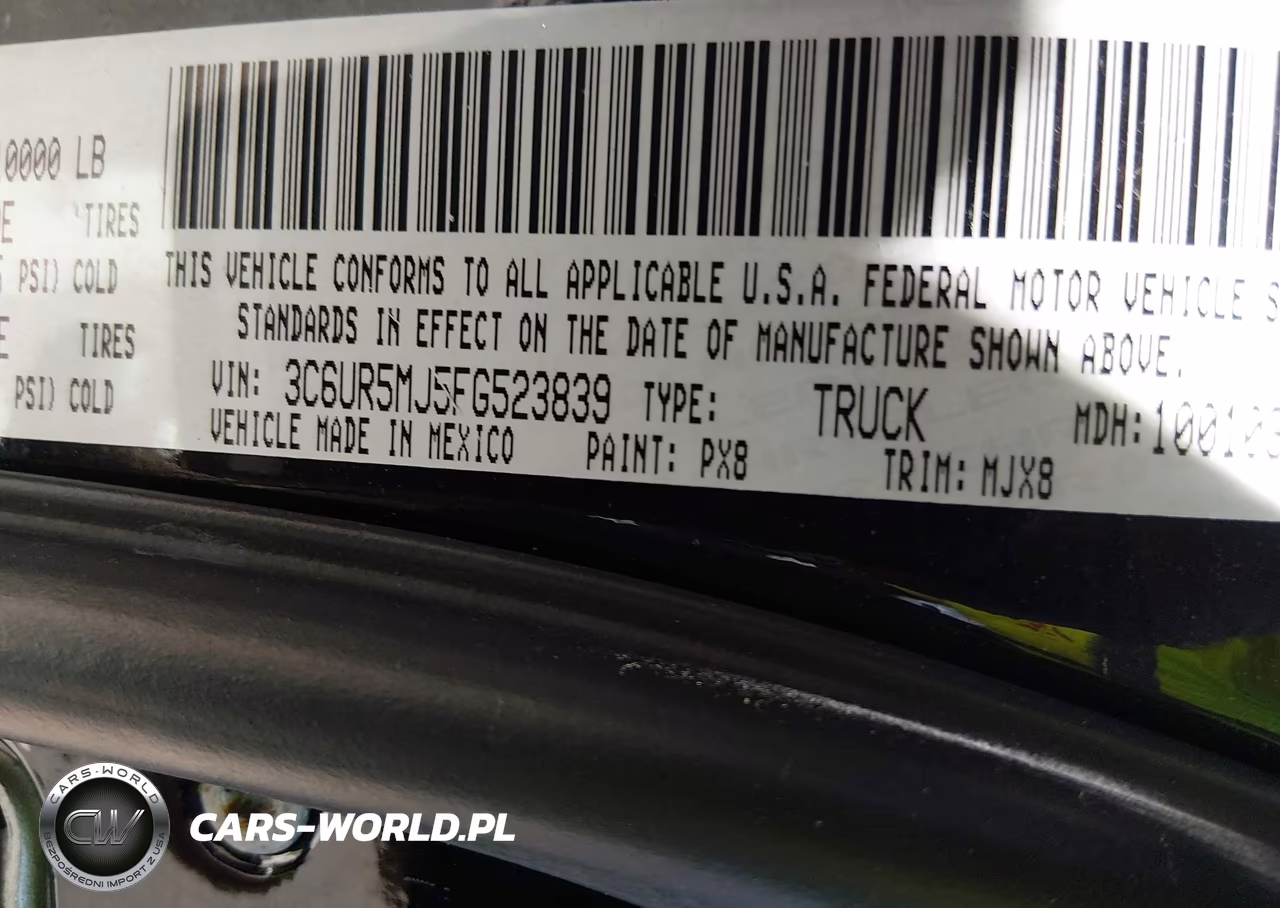 2015 Ram 2500 Big Horn VIN:3C6UR5MJ5FG523839 - 9