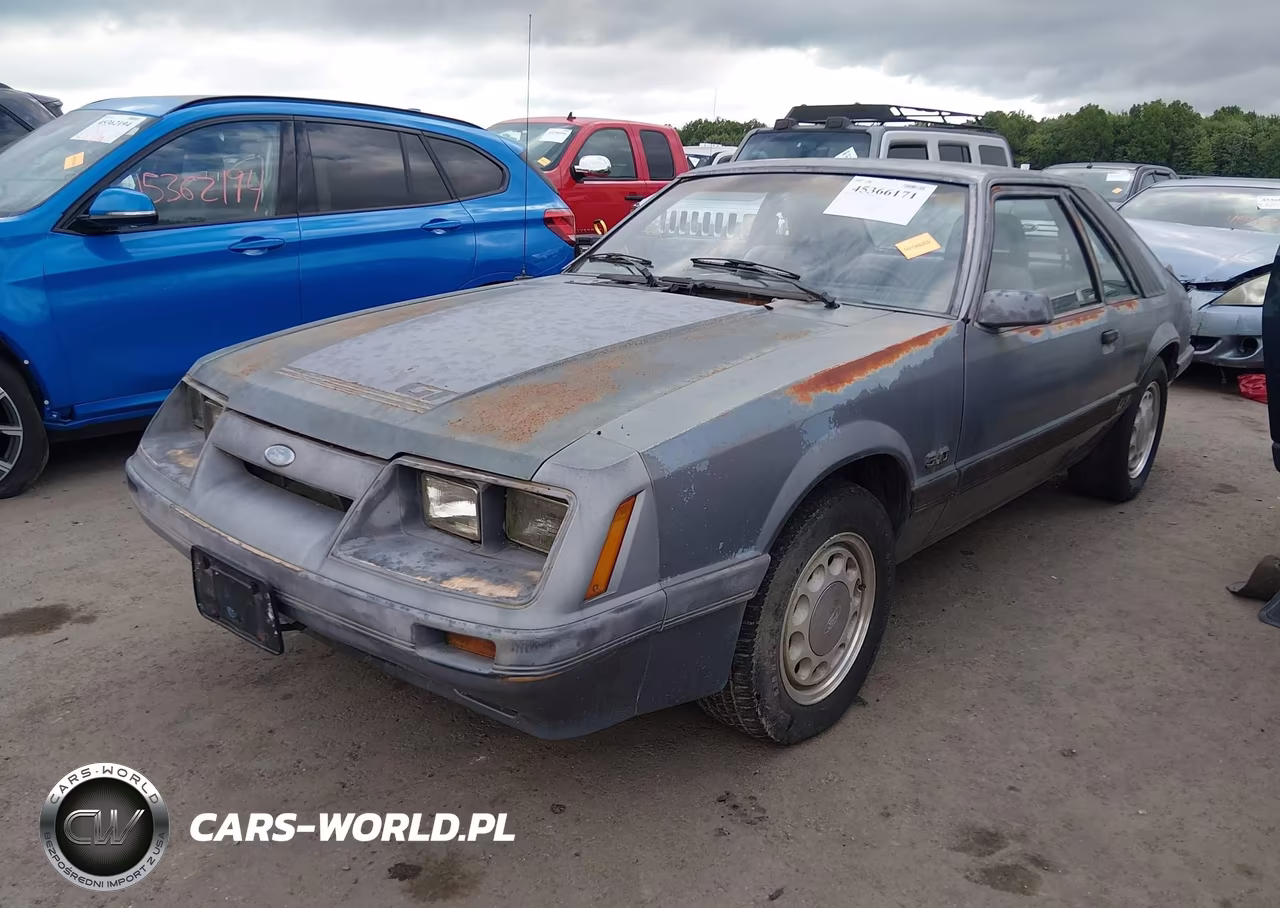 1985 Ford Mustang Lx-Gt VIN:1FABP28MXFF189128 - 2