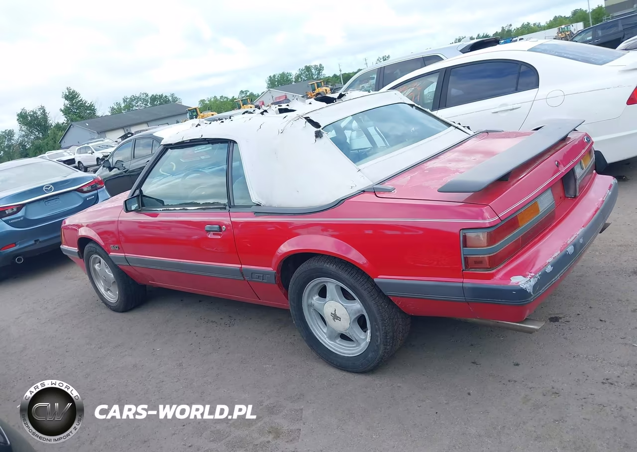 1985 Ford Mustang Lx-Gt VIN:1FABP27M2FF117292 - 14