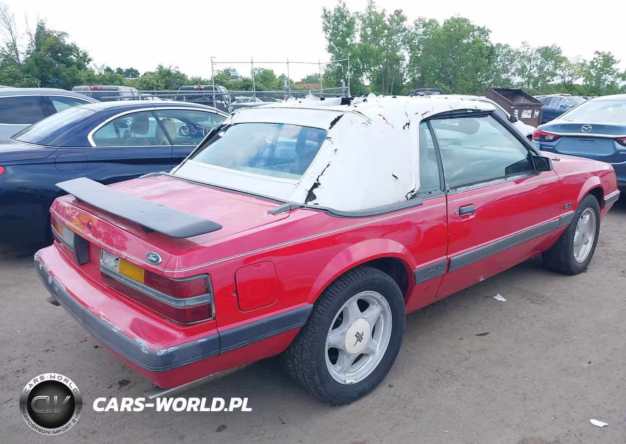 1985 Ford Mustang Lx-Gt VIN:1FABP27M2FF117292 - 4