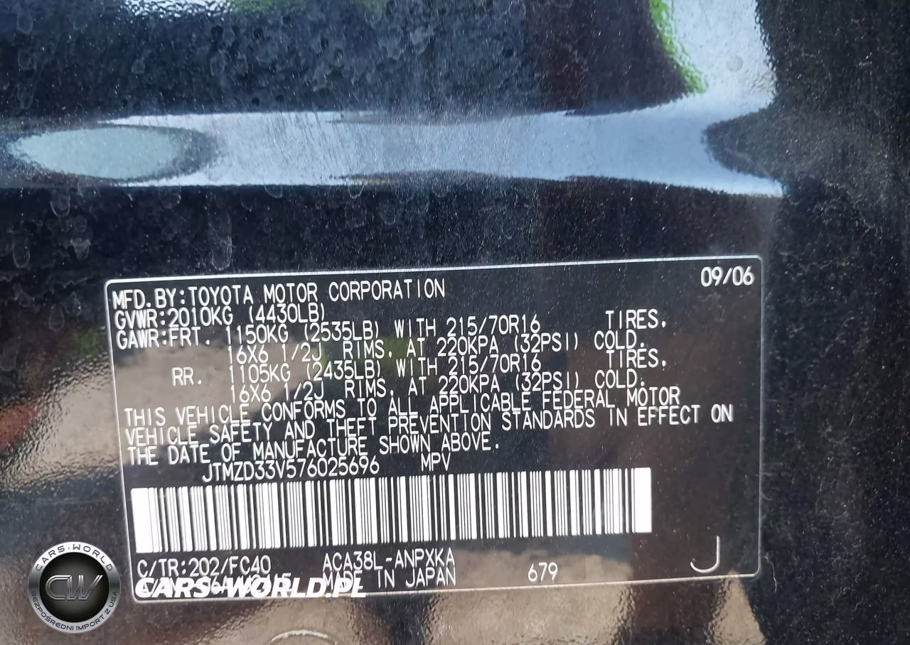 2007 Toyota Rav4 VIN:JTMZD33V576025696 - 9