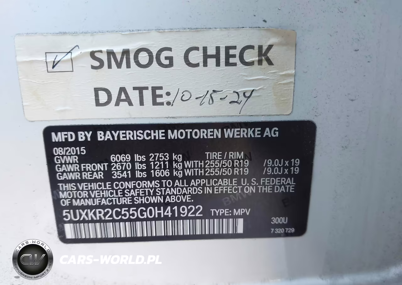 2016 BMW X5 Sdrive35I VIN:5UXKR2C55G0H41922 - 9