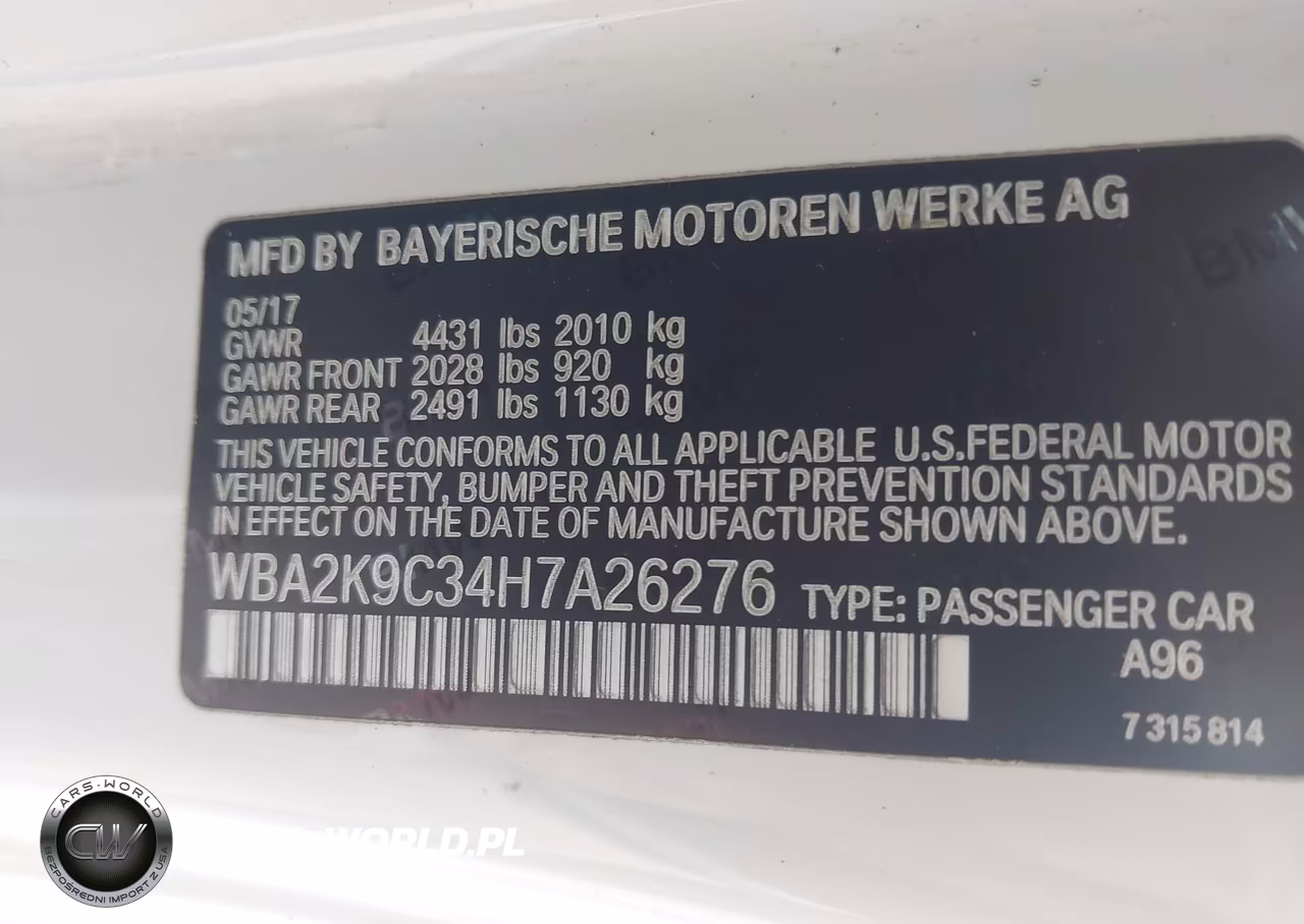 2017 BMW 230I VIN:WBA2K9C34H7A26276 - 9