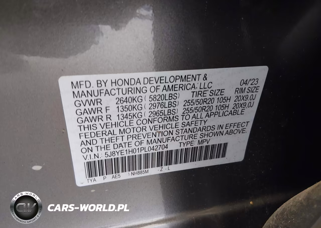 2023 Acura Mdx A-Spec VIN:5J8YE1H01PL042704 - 9