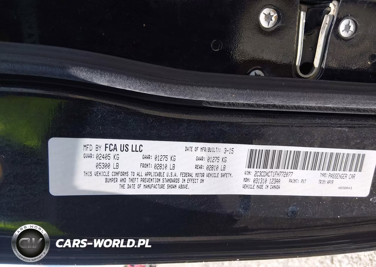 2015 Dodge Charger R-T VIN:2C3CDXCT1FH772077 - 9