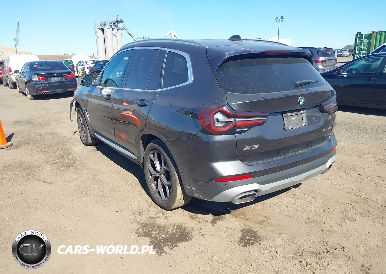 2022 BMW X3 xDrive30I VIN:5UX53DP0XN9L24472 - 3