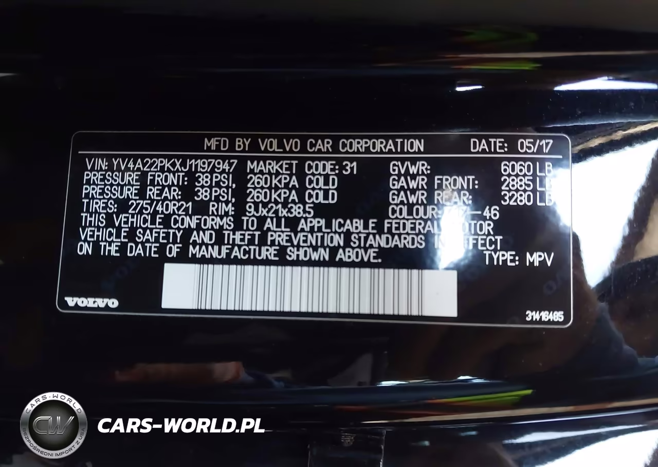 2018 Volvo Xc90 T6 Momentum VIN:YV4A22PKXJ1197947 - 9