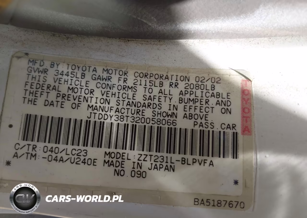 2002 Toyota Celica Gts VIN:JTDDY38T320058066 - 9
