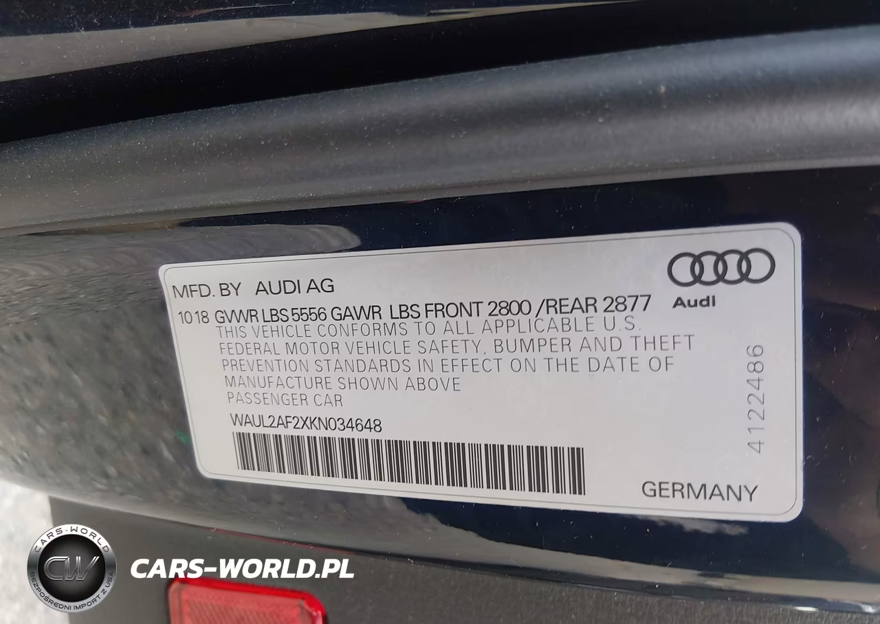2019 Audi A6 55 Premium VIN:WAUL2AF2XKN034648 - 9