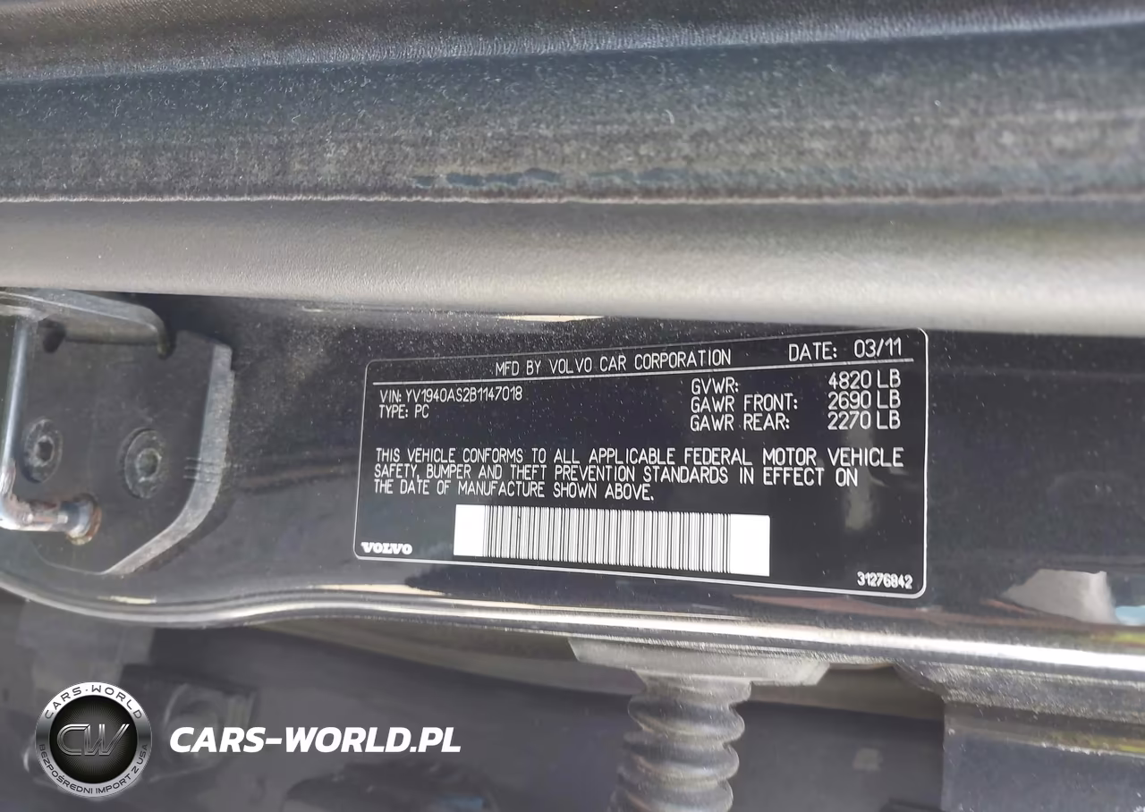 2011 Volvo S80 3.2L VIN:YV1940AS2B1147018 - 9