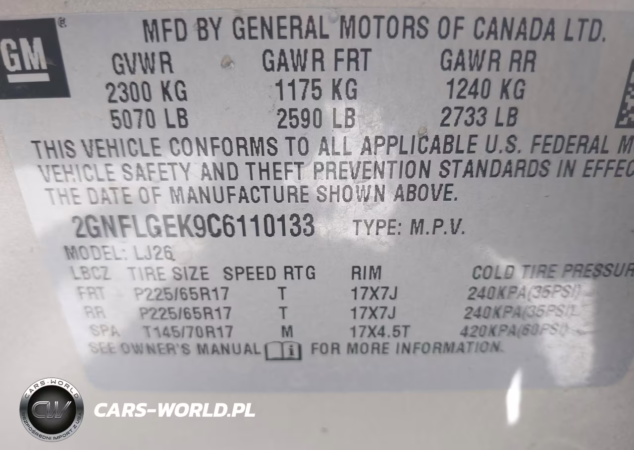 2012 Chevrolet Equinox Ltz VIN:2GNFLGEK9C6110133 - 9