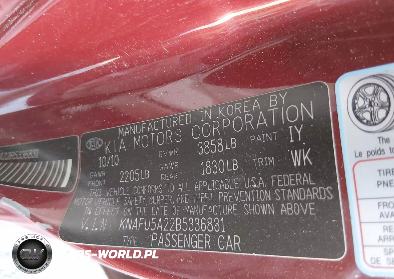 2011 Kia Forte Ex VIN:KNAFU5A22B5336831 - 9