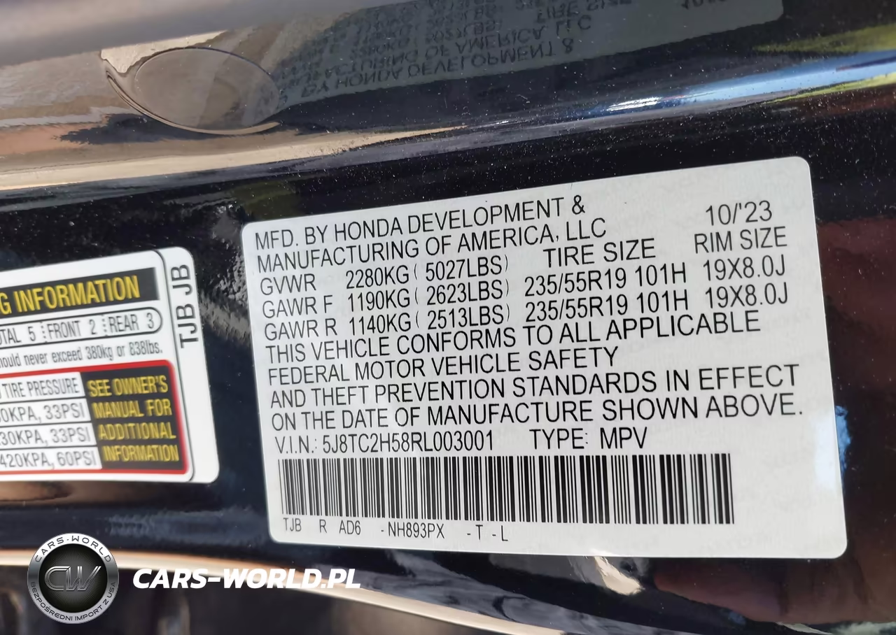 2024 Acura Rdx Technology Package VIN:5J8TC2H58RL003001 - 9