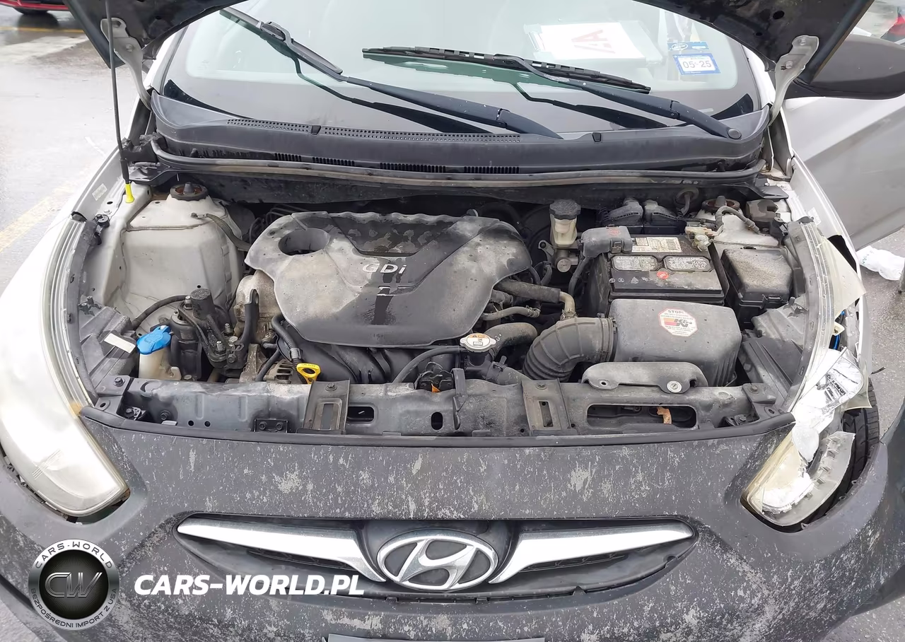 2012 Hyundai Accent Gls VIN:KMHCU4AE0CU235915 - 10