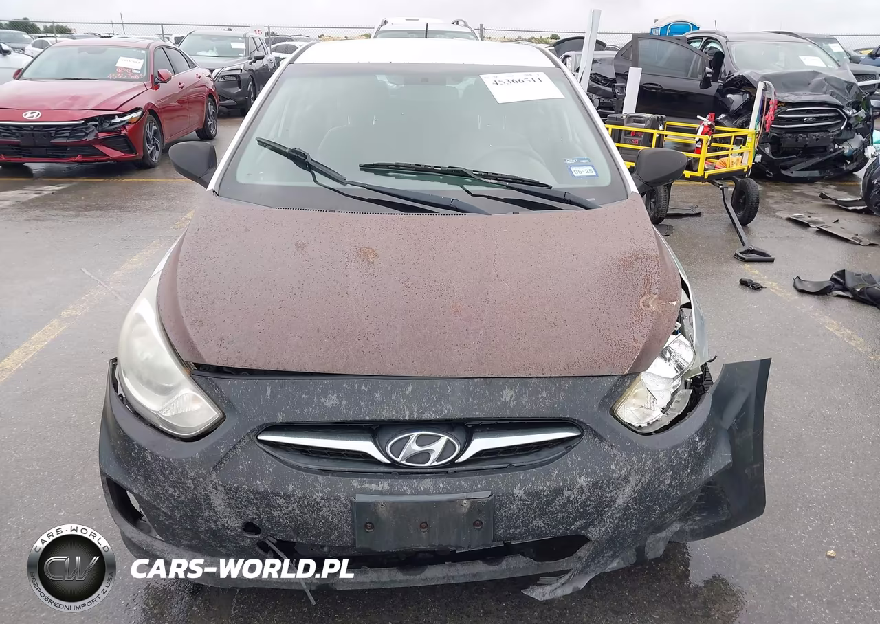 2012 Hyundai Accent Gls VIN:KMHCU4AE0CU235915 - 12