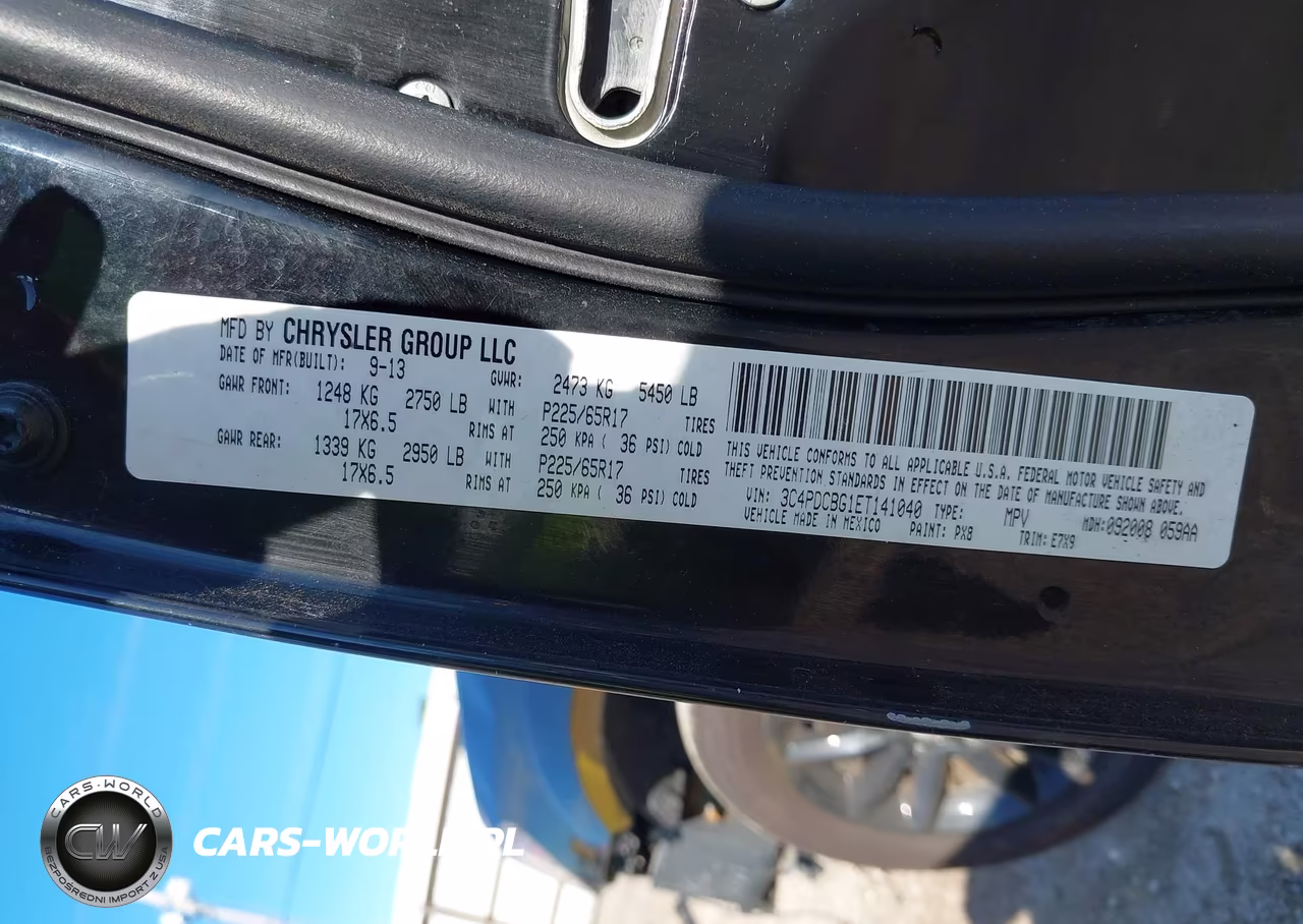 2014 Dodge Journey Sxt VIN:3C4PDCBG1ET141040 - 9