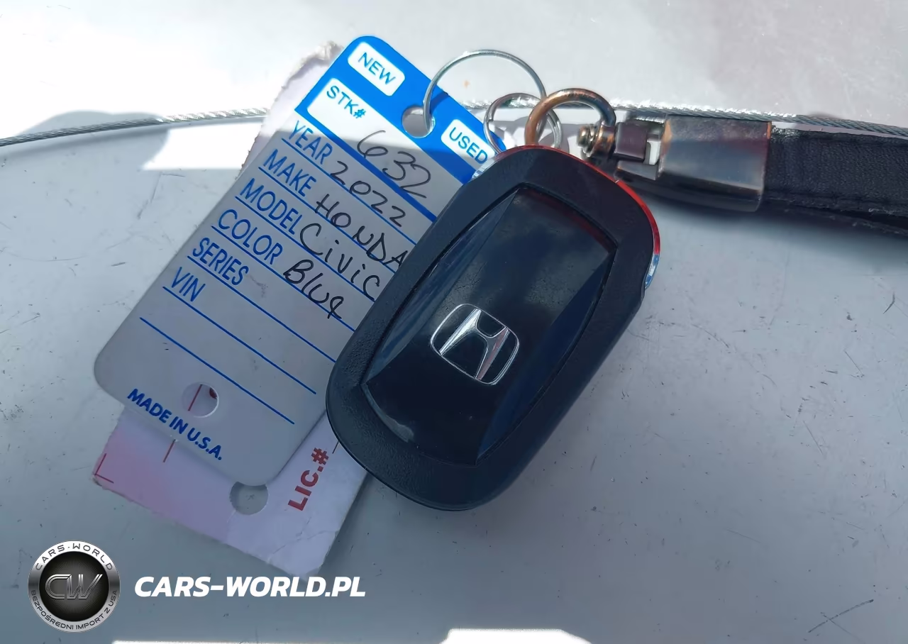 2022 Honda Civic Sport VIN:2HGFE2F55NH581283 - 11