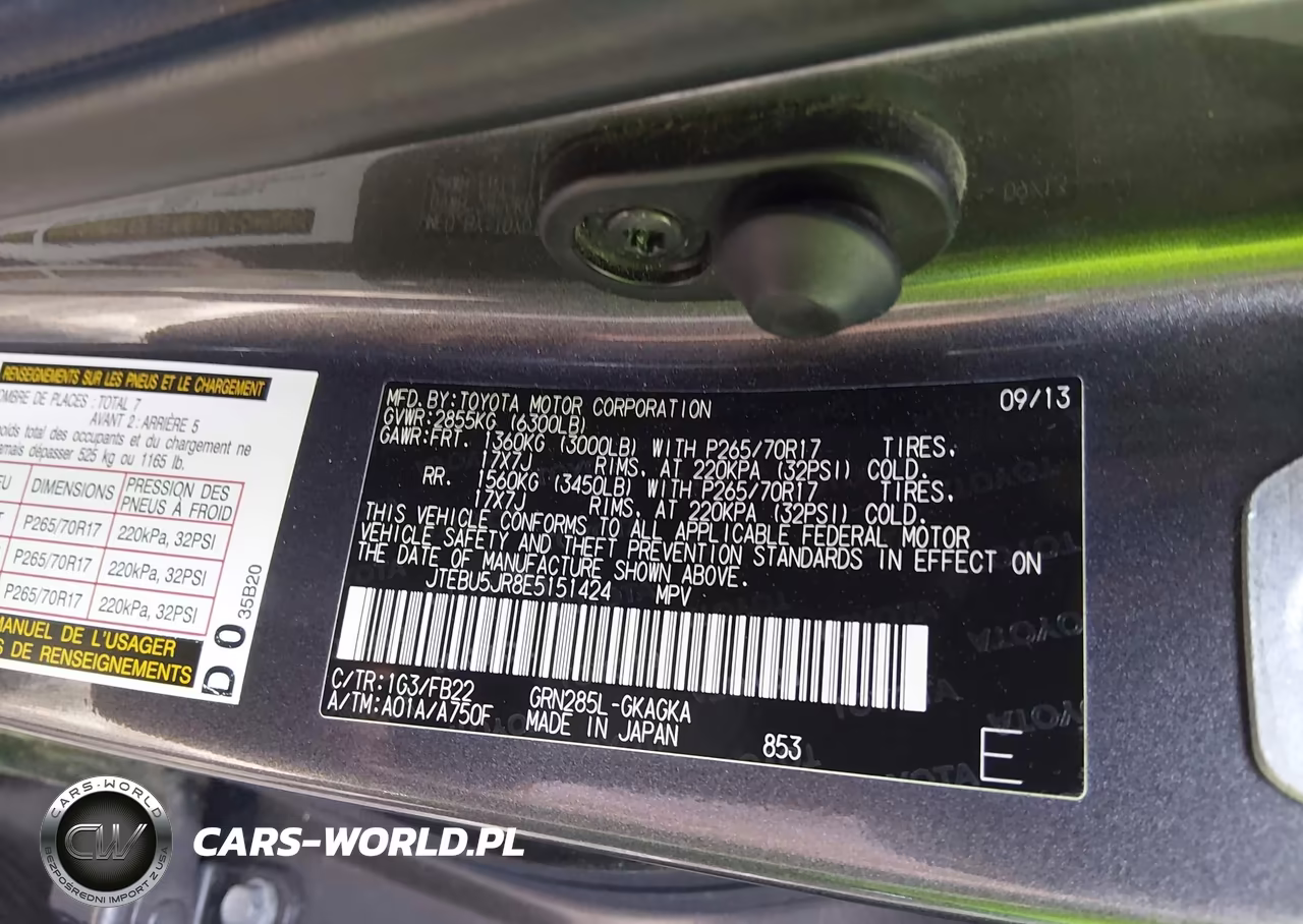 2014 Toyota 4Runner Sr5 VIN:JTEBU5JR8E5151424 - 9