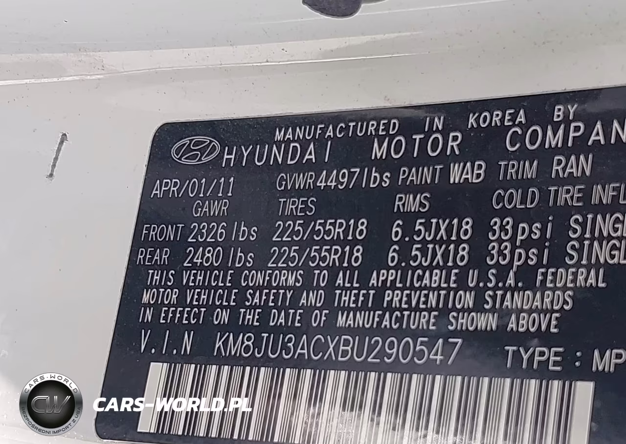 2011 Hyundai Tucson Limited VIN:KM8JU3ACXBU290547 - 9