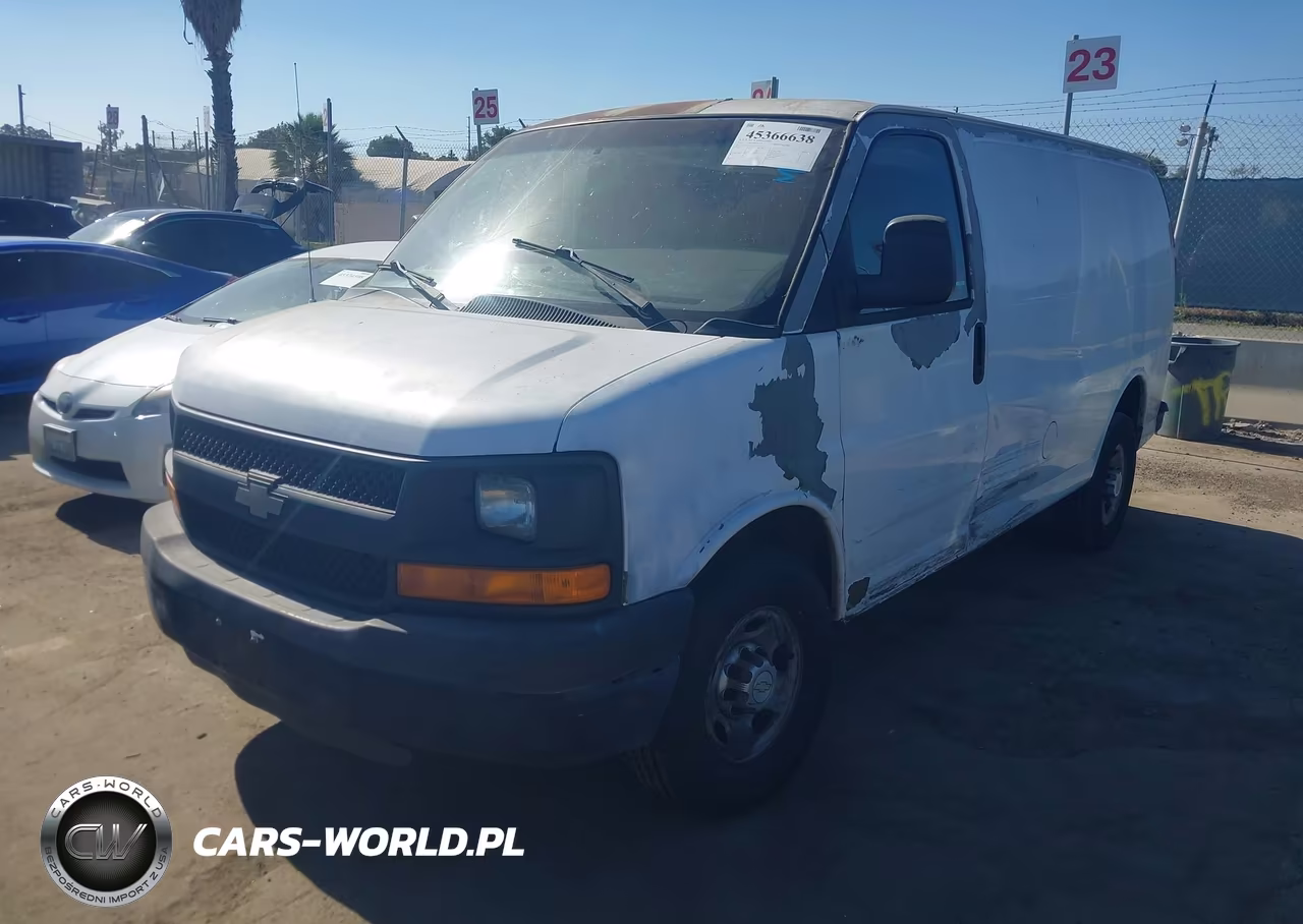 2010 Chevrolet Express 2500 Work Van VIN:1GCZGFDA1A1124122 - 2