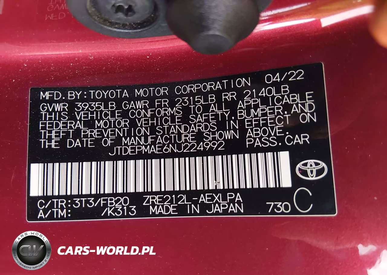 2022 Toyota Corolla Le VIN:JTDEPMAE6NJ224992 - 9