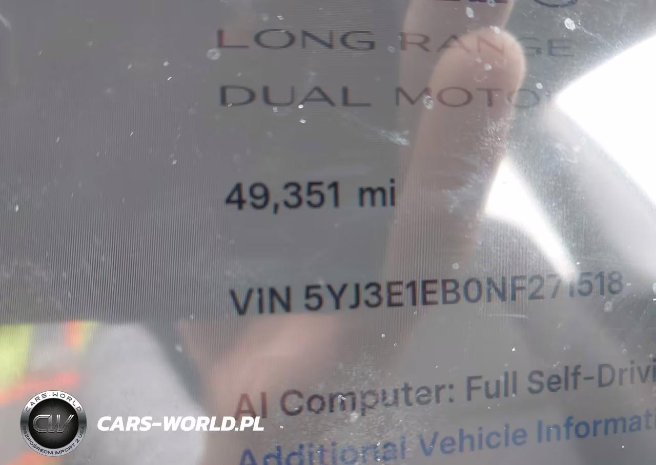 2022 Tesla Model 3 Long Range Dual Motor All-Wheel Drive VIN:5YJ3E1EB0NF271518 - 15