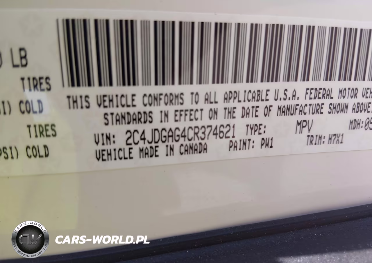 2012 Ram Cargo C-V VIN:2C4JDGAG4CR374621 - 9
