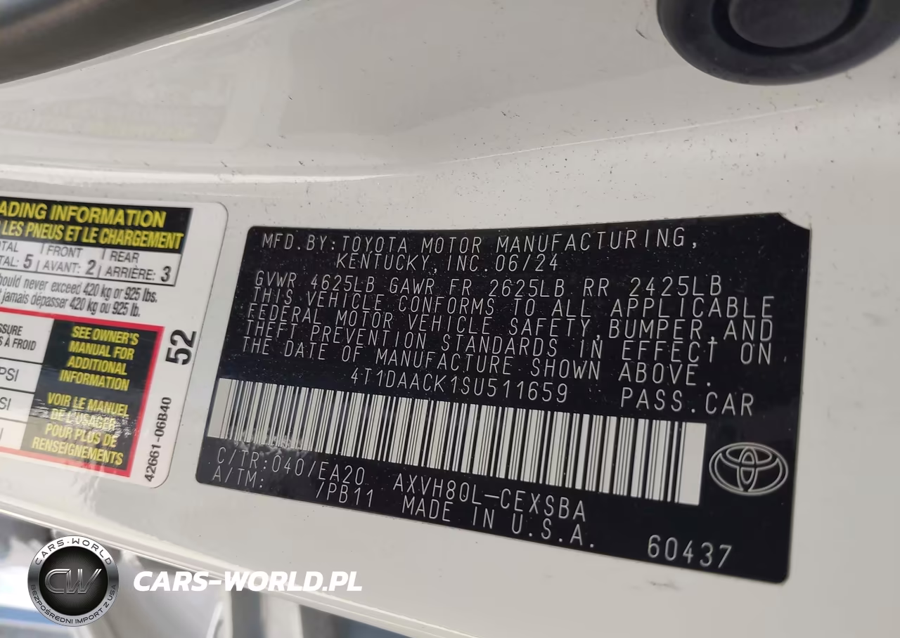 2025 Toyota Camry Se VIN:4T1DAACK1SU511659 - 9