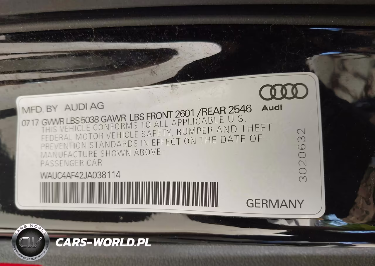 2018 Audi S4 3.0T Premium Plus VIN:WAUC4AF42JA038114 - 9