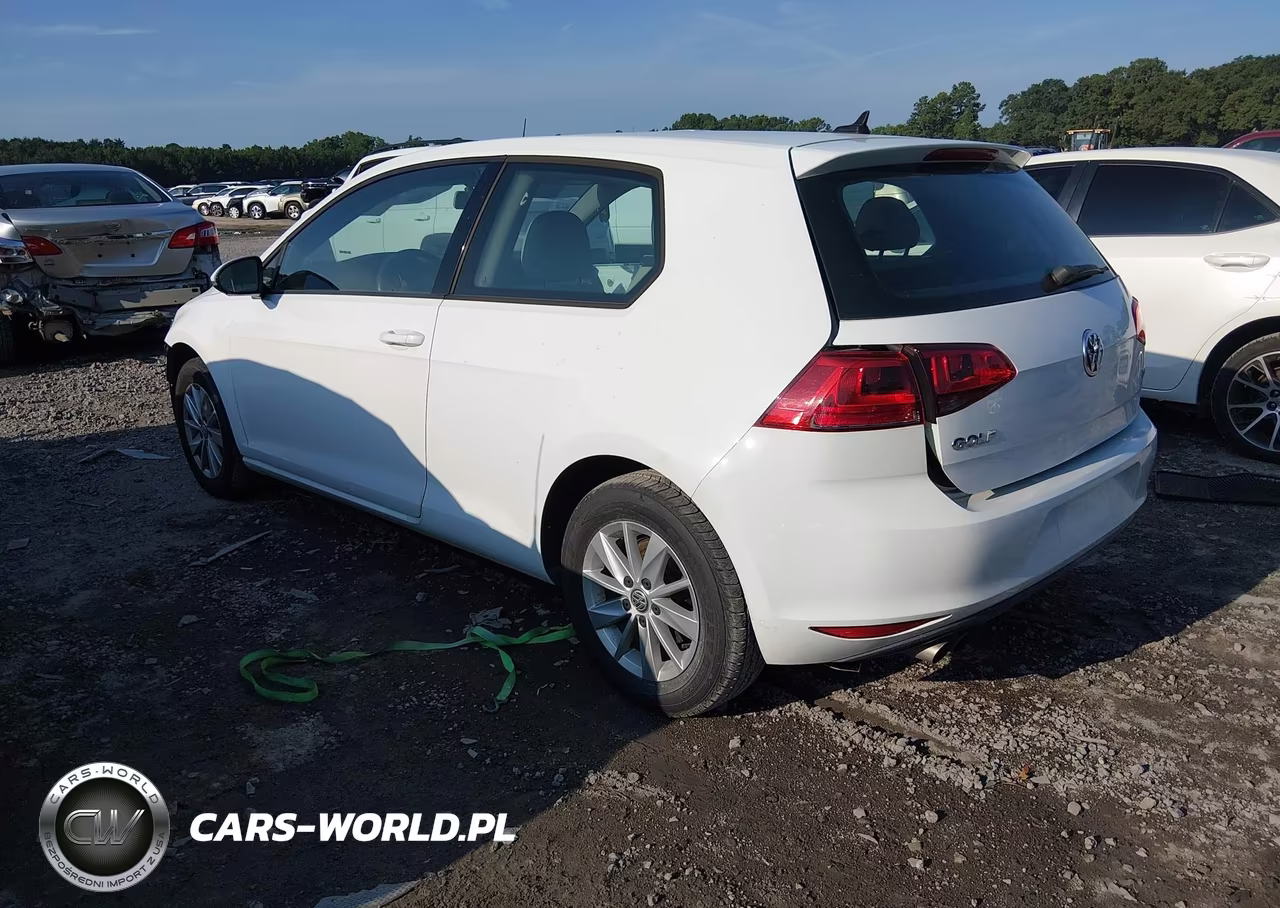 2015 Volkswagen Golf Tsi S 2-Door VIN:3VW917AUXFM055461 - 3