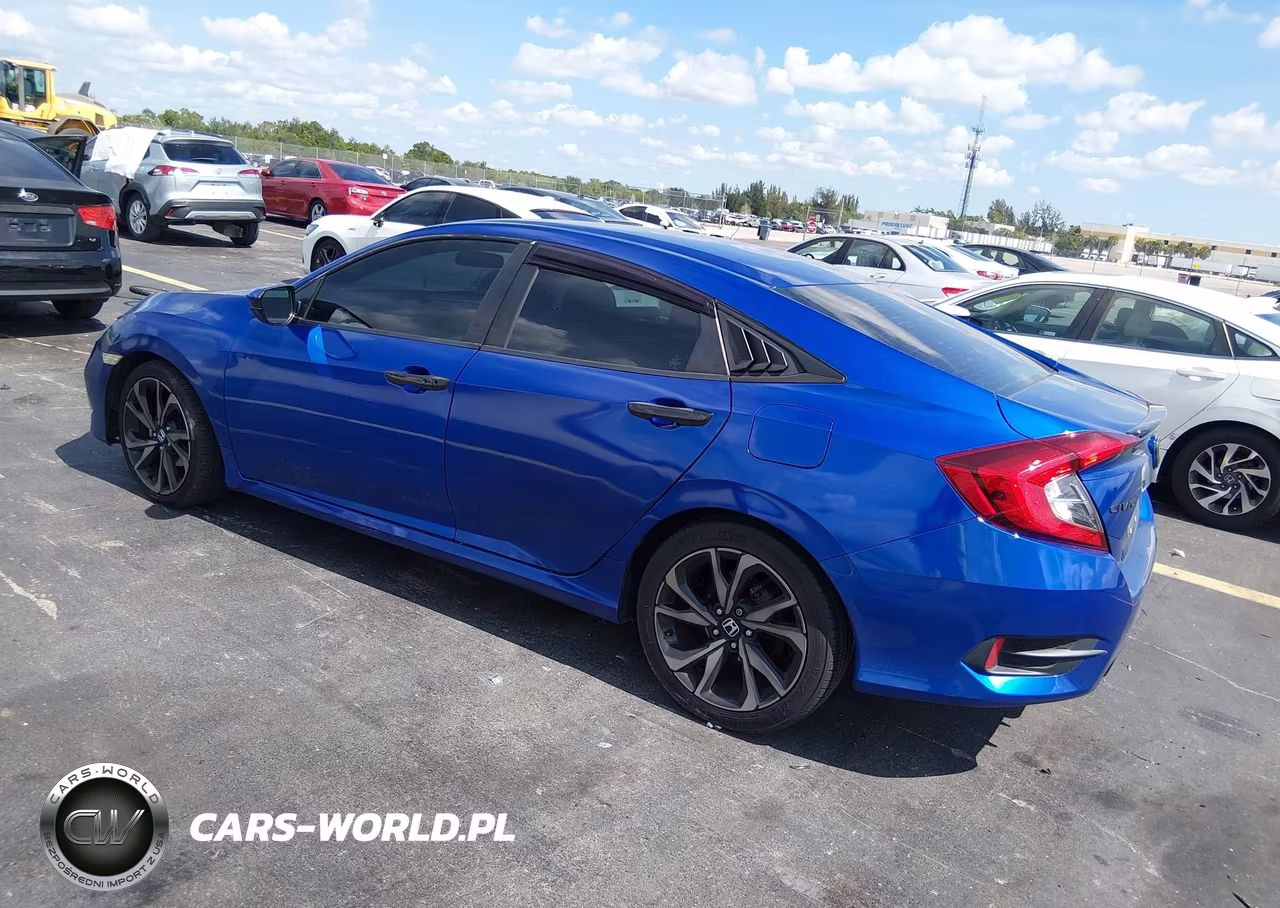 2020 Honda Civic Sport VIN:2HGFC2F83LH584521 - 3