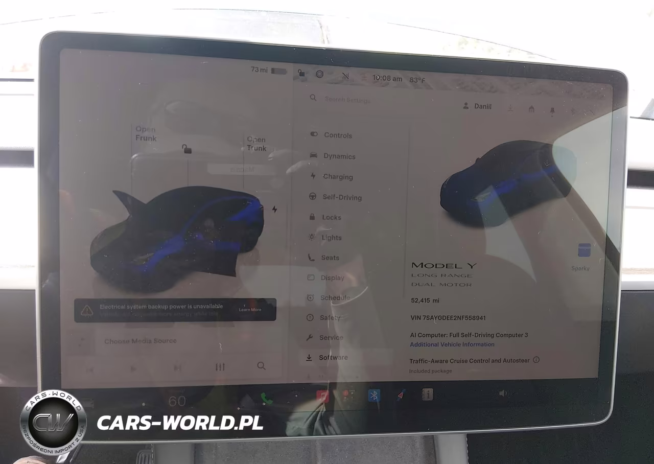 2022 Tesla Model Y Long Range Dual Motor All-Wheel Drive VIN:7SAYGDEE2NF558941 - 7