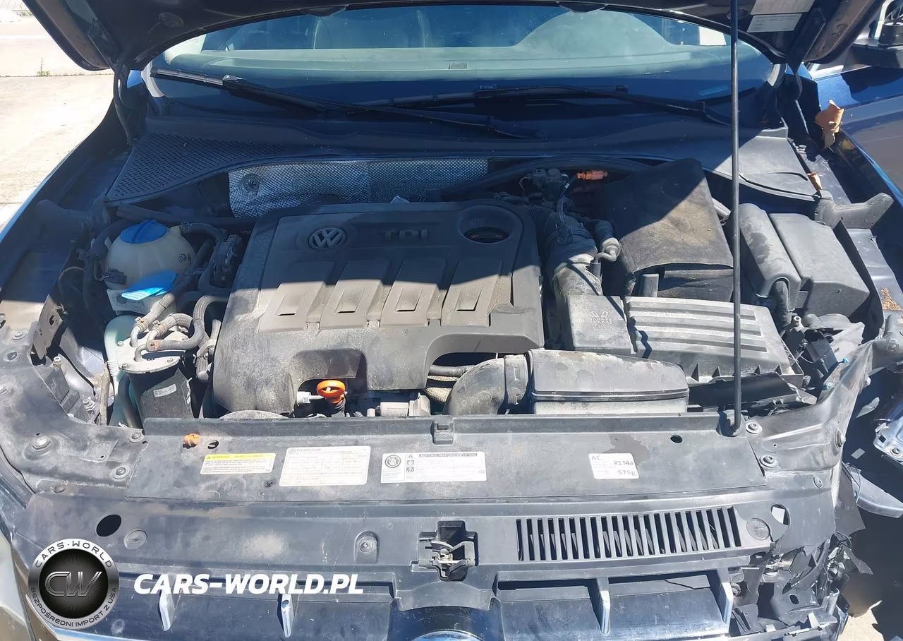 2013 Volkswagen Passat 2.0L Tdi Se VIN:1VWBN7A39DC000091 - 10