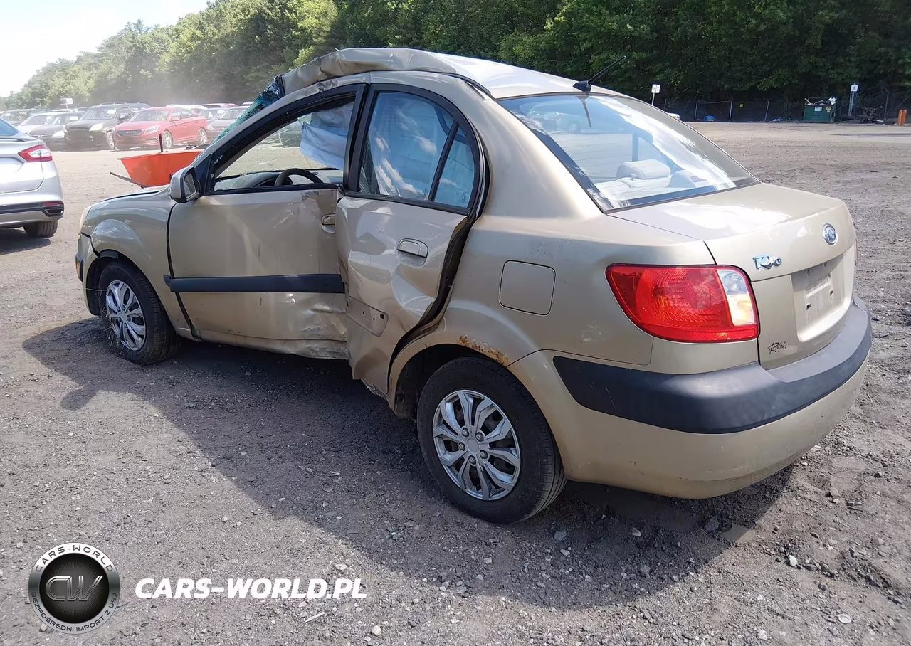 2007 Kia Rio Lx VIN:KNADE123376221791 - 3